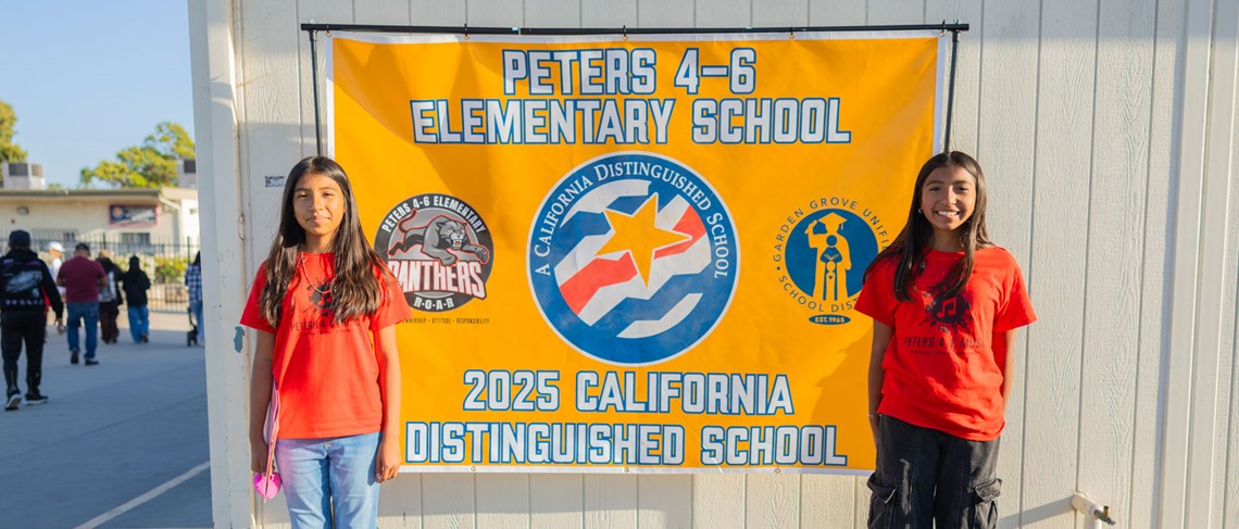 Proud to be a California Distinguished School