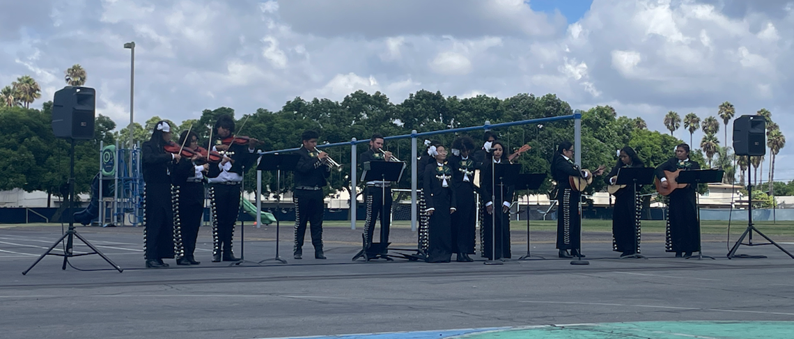 Rancho Alamitos HS Mariachi Band help Peters celebrate Hispanic Heritage Month!
